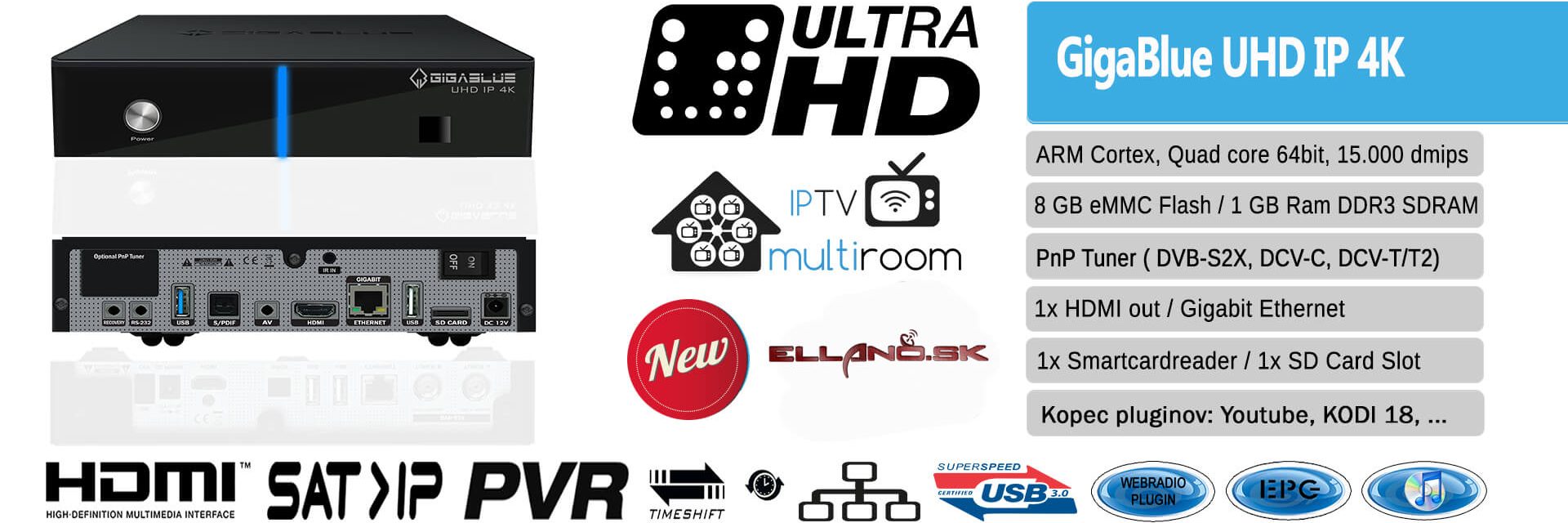 Gigablue UHD IP 4K