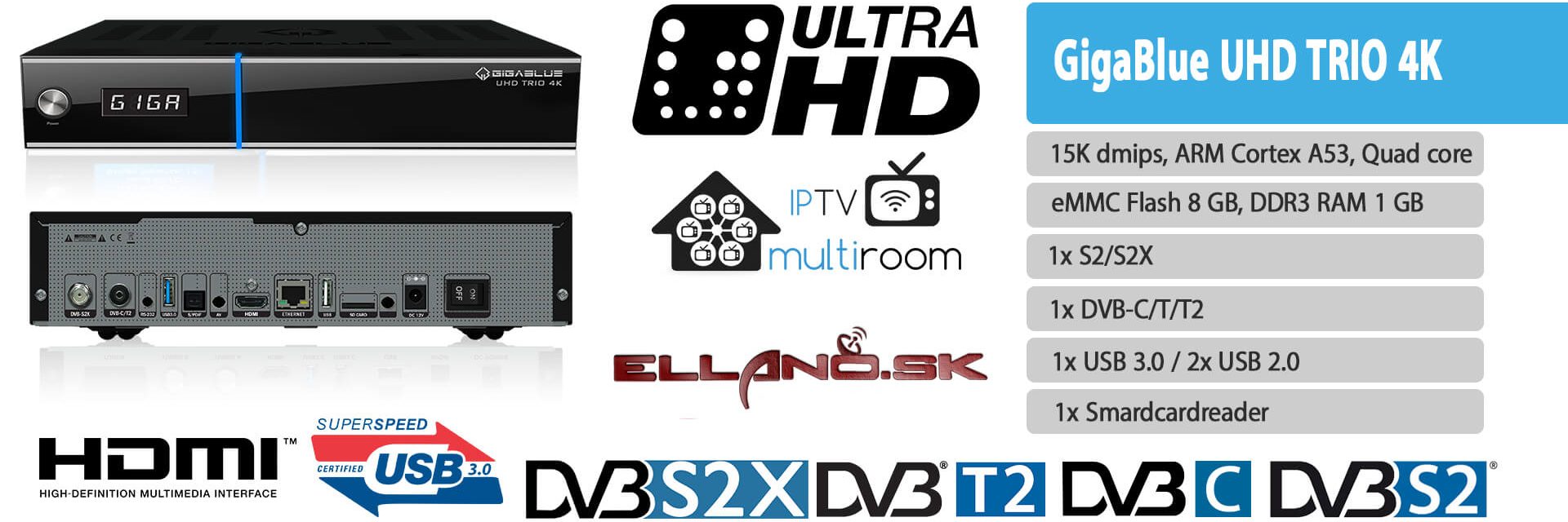 Gigablue UHD Trio 4K